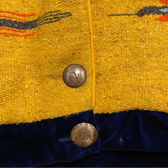 80’s/90’s vintage native american blanket jacket by gerard - Picture 5 of 5